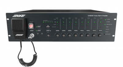 GAVA8500 8 Zones Integrated Voice Alarm PA System Centre