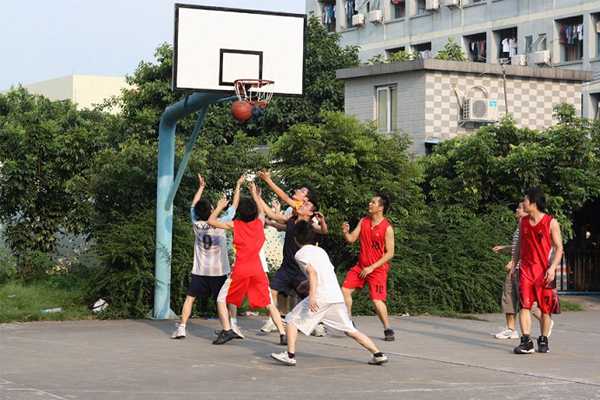 The basketball match