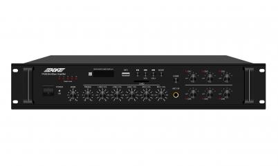 PA2635U 6 Zones 350W 4 Mic 3 Aux Mixing Amplifier with BT/MP3/FM